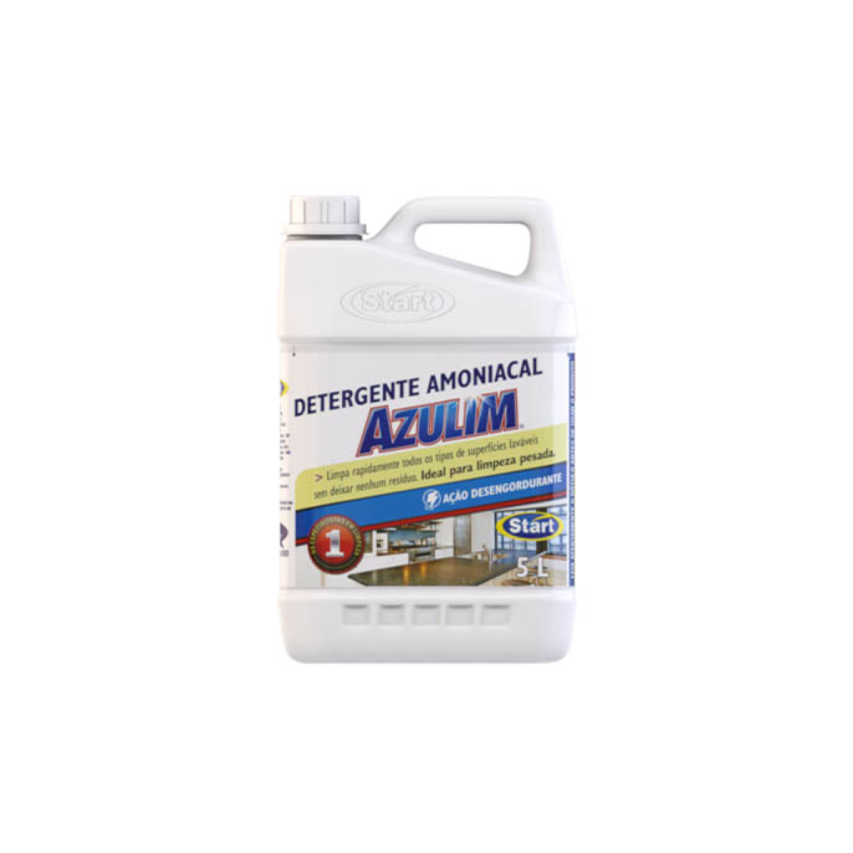 Detalhes do produto Detergente Amoniacal Azulim 5 L