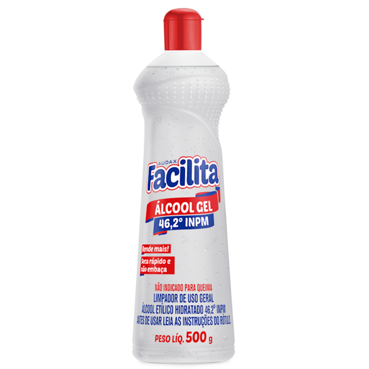 Detalhes do produto Álcool em Gel 46º Facilita 500 g