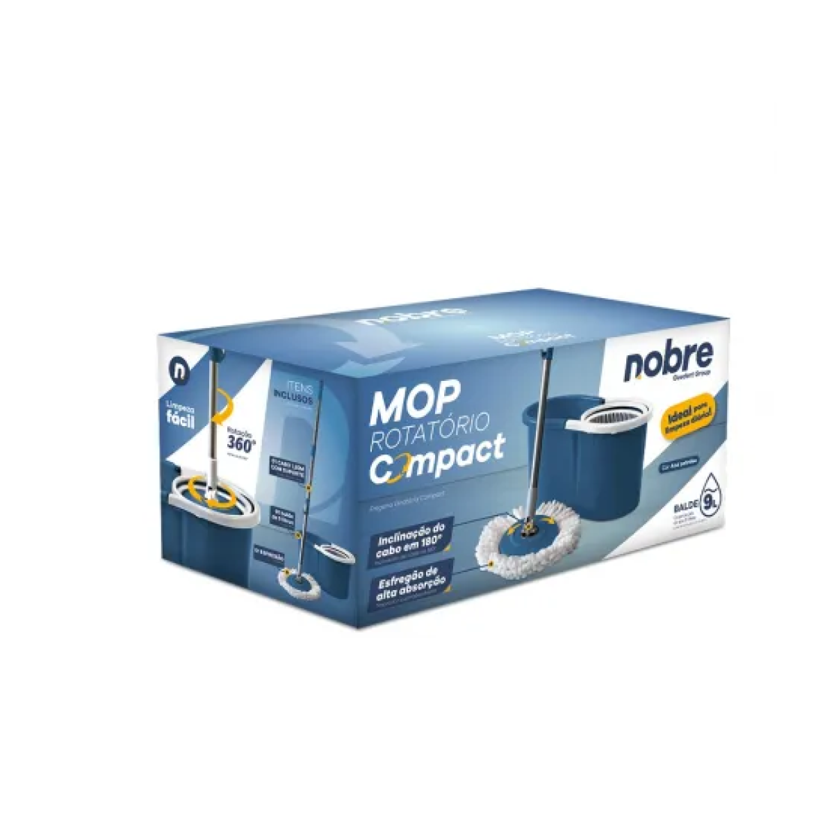 Detalhes do produto Mop Giratório/Rotatório Compact Nobre