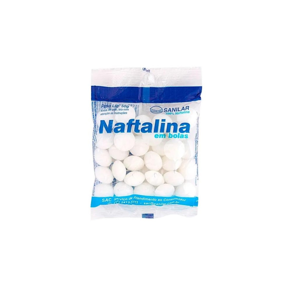 Detalhes do produto Naftalina em Bolas