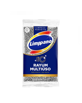 Esponja Retangular Prateada Rayum Limppano