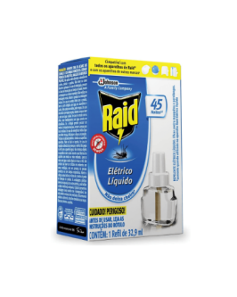 Inseticida Elétrico Raid 45 noites Refil