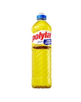 Detergente Lava Louças Azulim e Polylar 500 ml - Foto 1