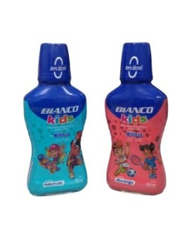 Detalhes do produto Enxaguante Bucal Bianco Kids 250 ml