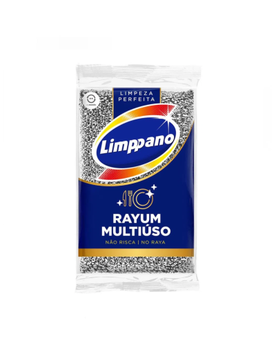 Detalhes do produto Esponja Retangular Prateada Rayum Limppano