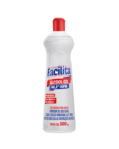 Detalhes do produto Álcool em Gel 46º Facilita 500 g